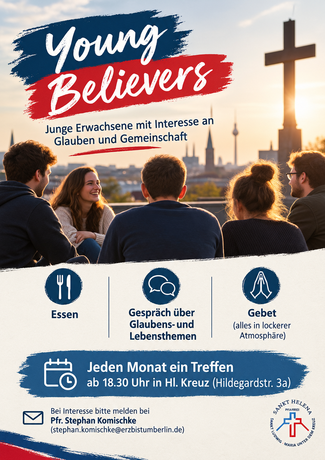 Werbeplakat für Young Believers